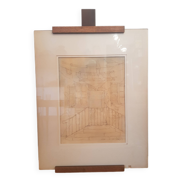 Vintage painting signed Hayn