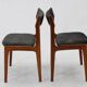 1960s Pair of Danish Teak Dining Chairs, Restored