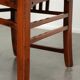 Set of 6 Art Nouveau/Jugendstil dining chairs with suede upholstery