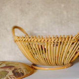 Sewing box or rattan suitcase