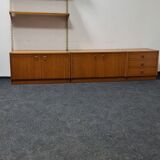 vintage sideboard and shelving system
