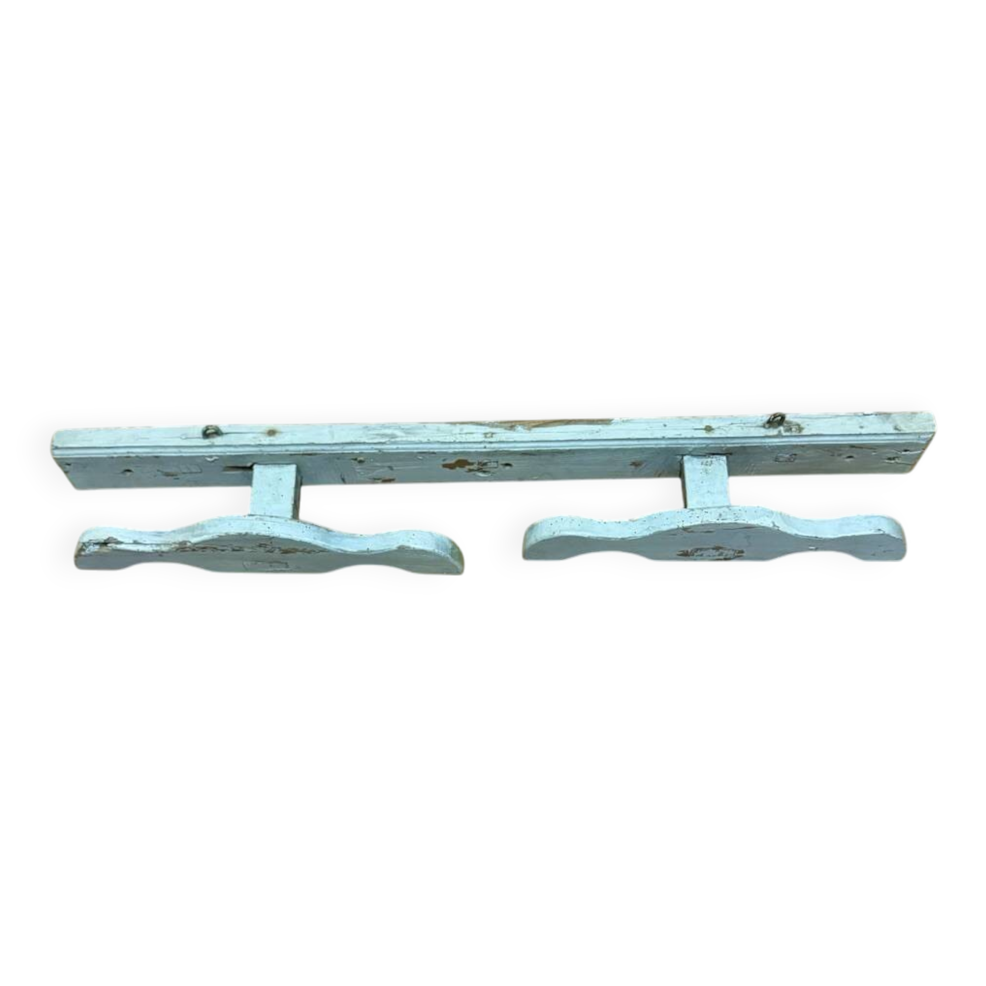 old wooden coat rack