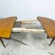 Louis XV round table + 3 extensions 115 cm max 2m50