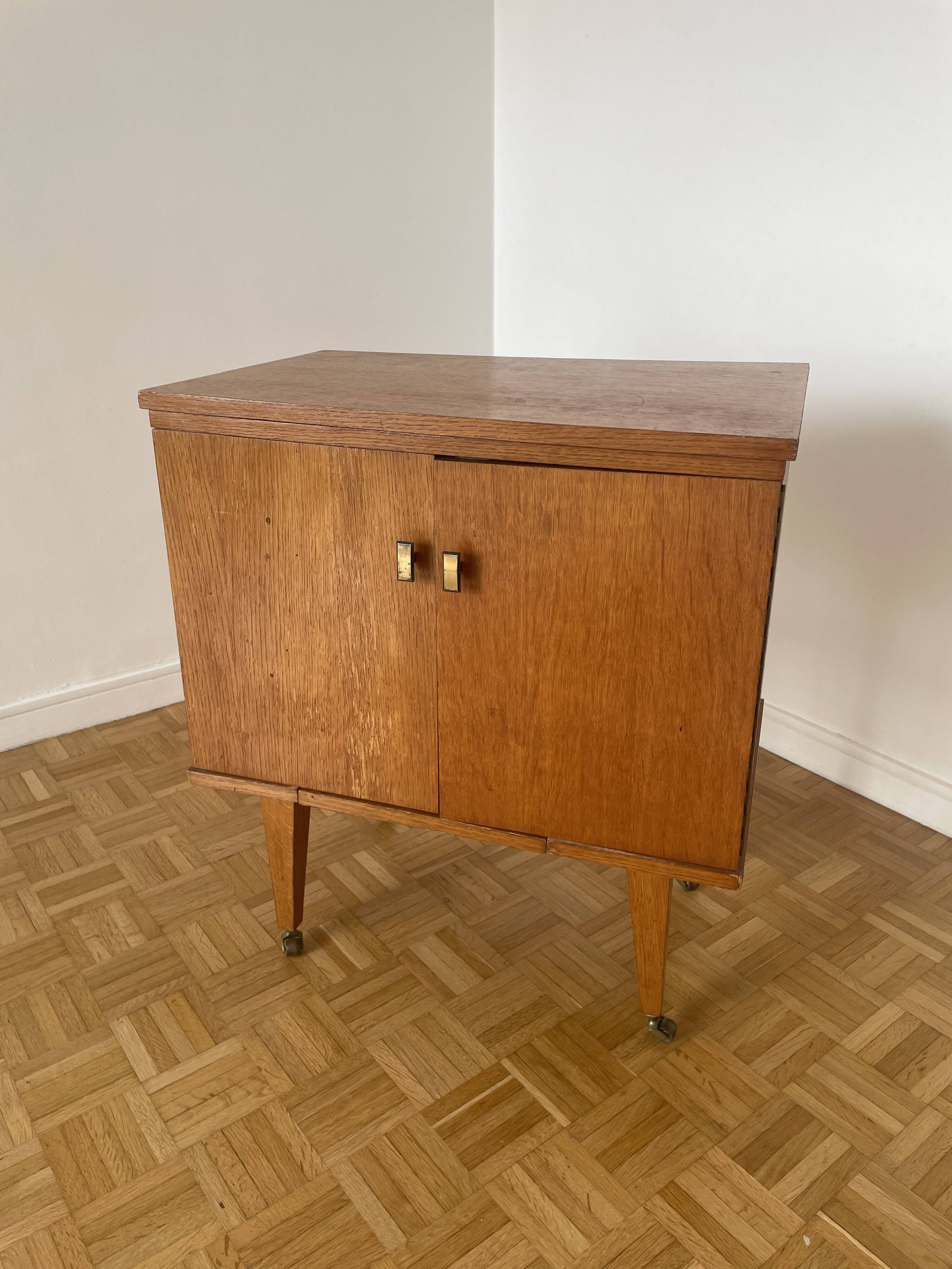 1960s sewing cabinet