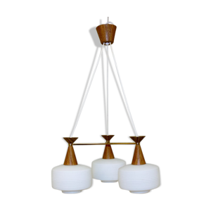 Suspension en teck, Suède, 1950