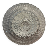 Ceiling light in bubbled chiseled glass with porcelain socket