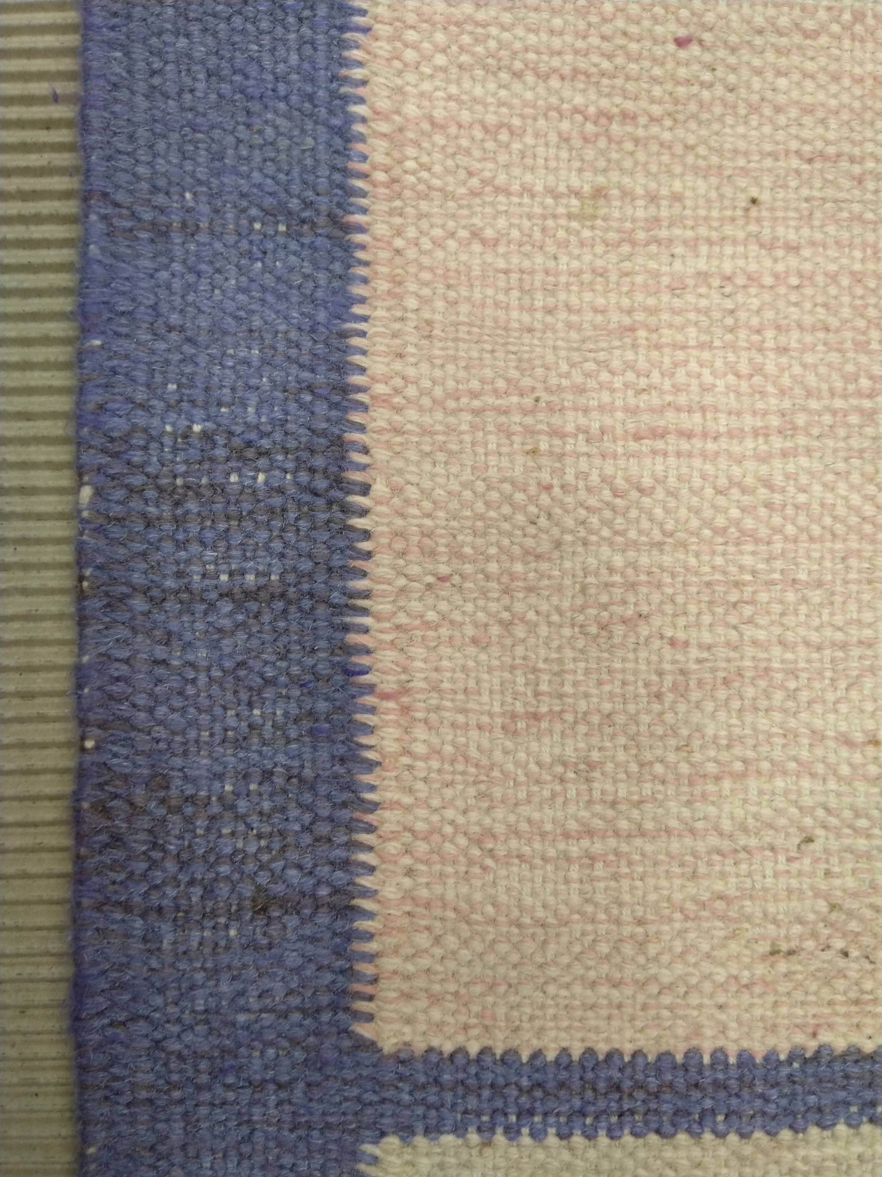 Scandinavian carpet of the 20th century by Elsa Ekholm, 197cm x 140cm