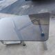Table on top of glass and base in chromed metal around 1970 modular