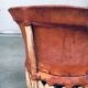 Mexican Art Populaire Artisan Made Leather Table & Chairs by Wim Rietveld, 1970s, Set of 5