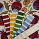 Vintage Turkish rug hand-knotted 50x92cm