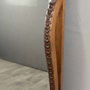 Large carved wooden mirror, late 19th century