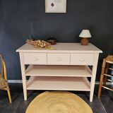 Powder pink chest of drawers