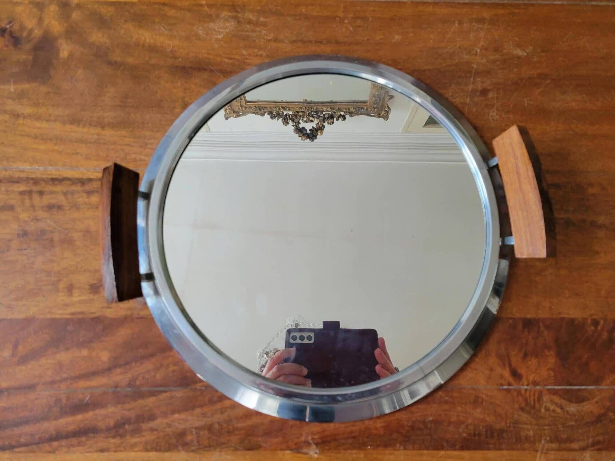 Art Deco mirror plateau from around 1930.