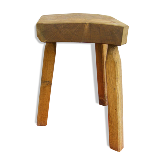 Rustic tripod stool "French craftsmanship"