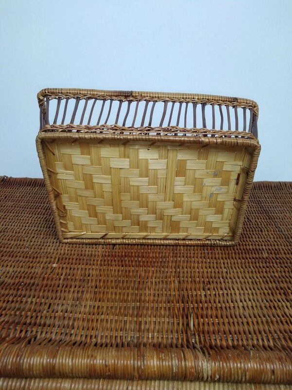 Wicker ectangle basket