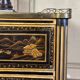 Pair of Louis XVI Weekly Tables in Black and Gold Lacquer, 18th Century