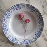 Plat ancien faïence