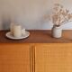 Vintage rattan wardrobe