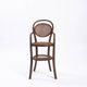 Antique set of Michael Thonet wicker and bentwood childrens chairs, 2