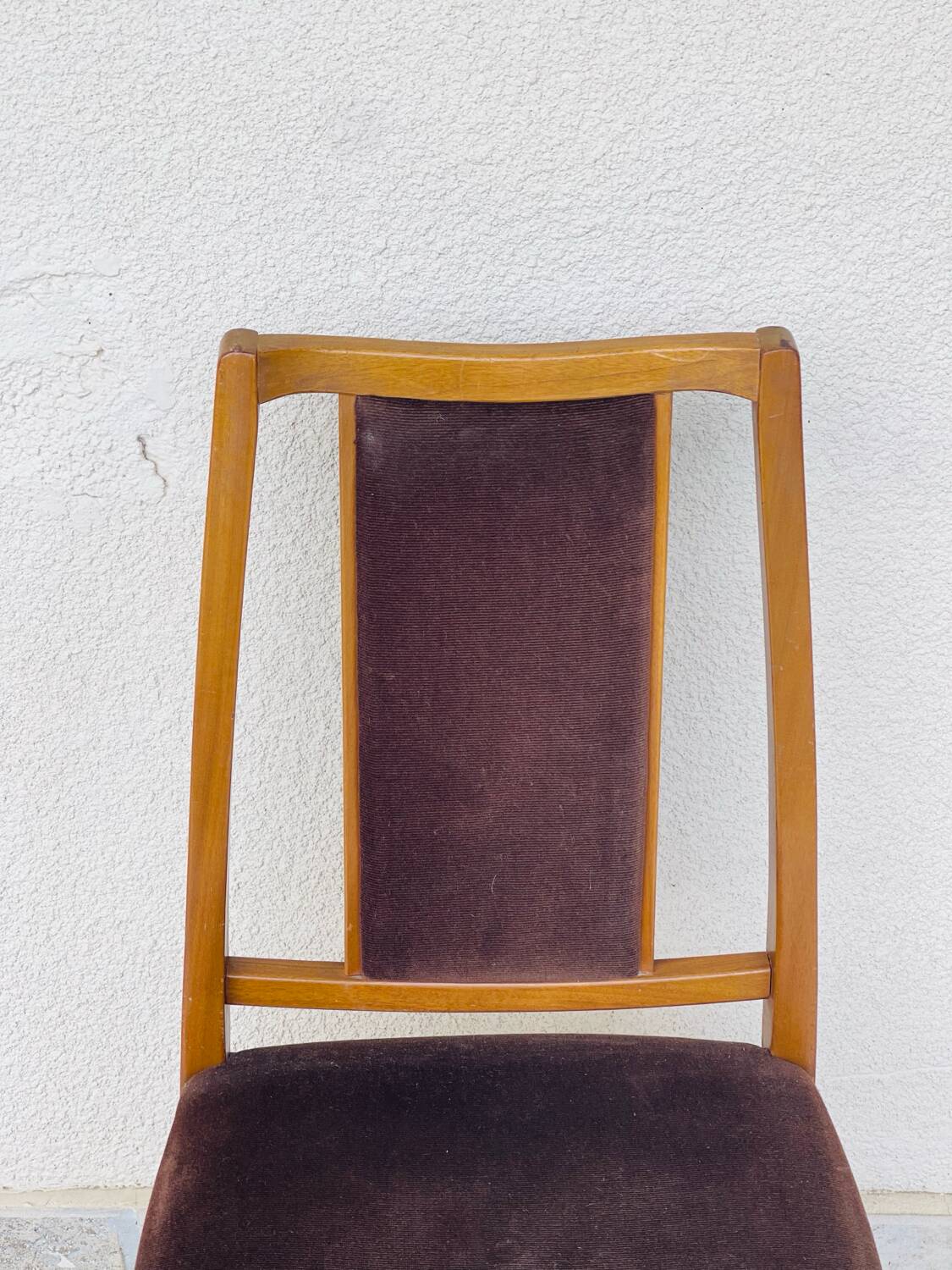 4 chaises vintage Nathan Furniture