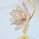 Floor lamp / Lotus flower floor lamp Italian design vintage 1970s