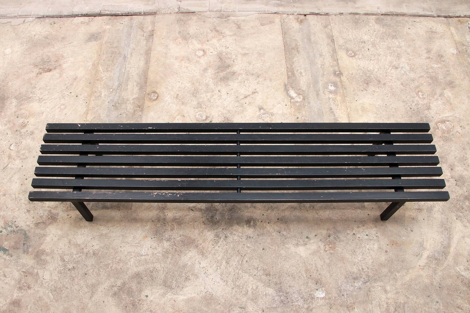 1970s Slatted bench by Gijs Bakker and Wim Wilson for Castelijn, the Netherlands