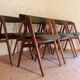 6 vintage Scandinavian chairs by Th. Harlev for Farstrup Mobler, Denmark 1950