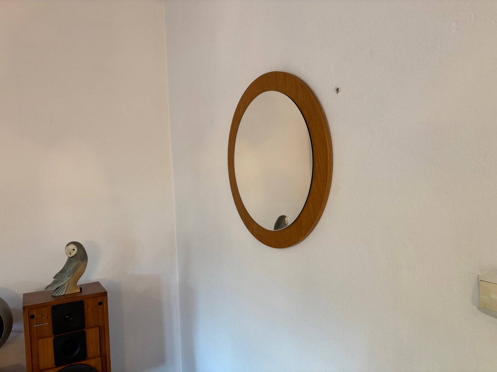 Minimalist brown mirror, 1960s