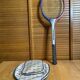 Vintage DONNAY GLM 27 Wooden Tennis Racket + Sports Cover #E2