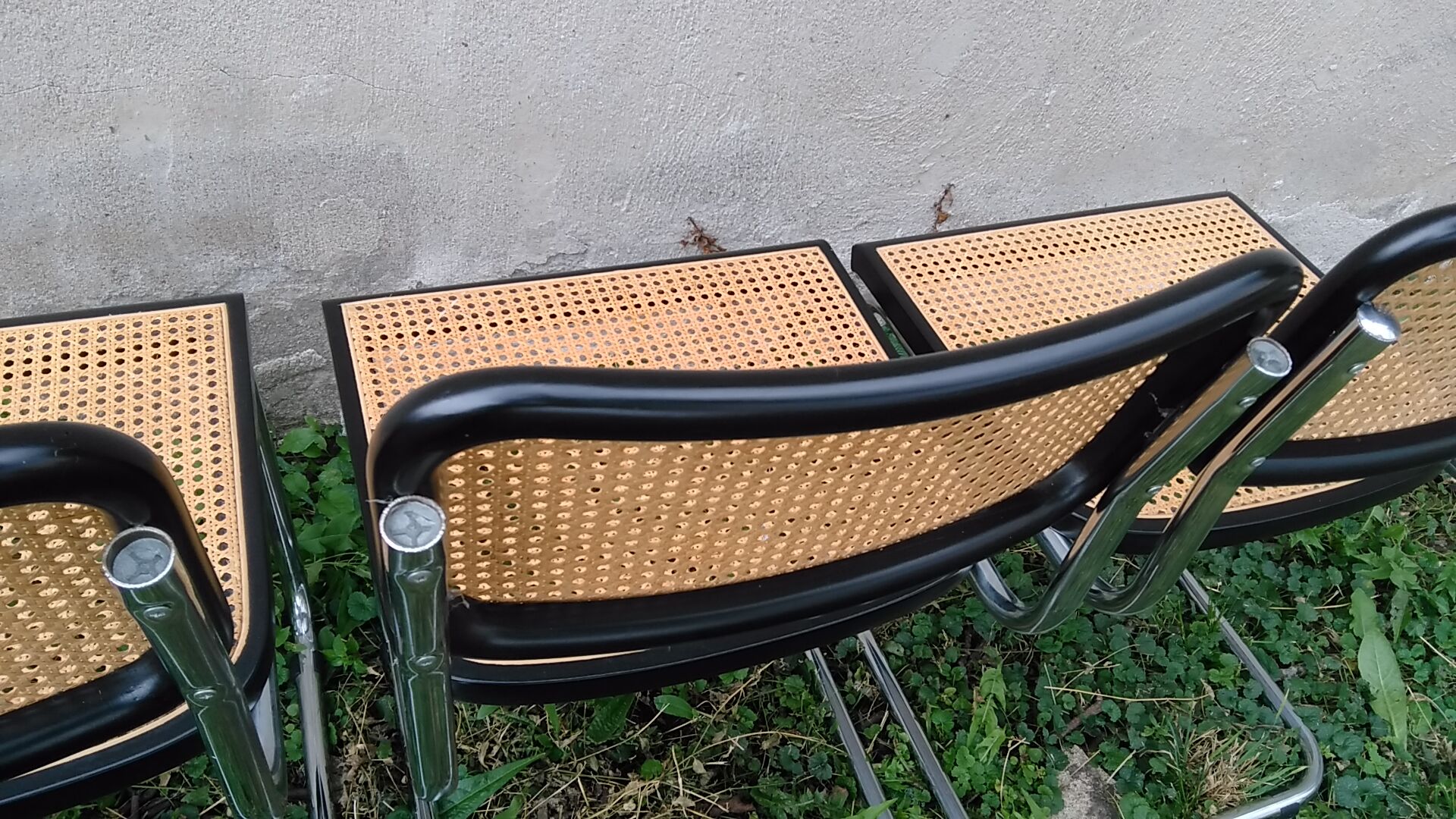 Suite de 4 chaises Marcel Breuer modèle B32