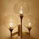 Large vintage glass sconce from Sciolari