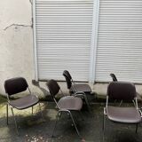 Set of 6 vintage chairs by Helmut Starke, Multi-Set model