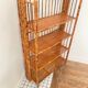 70's foldable bamboo shelf