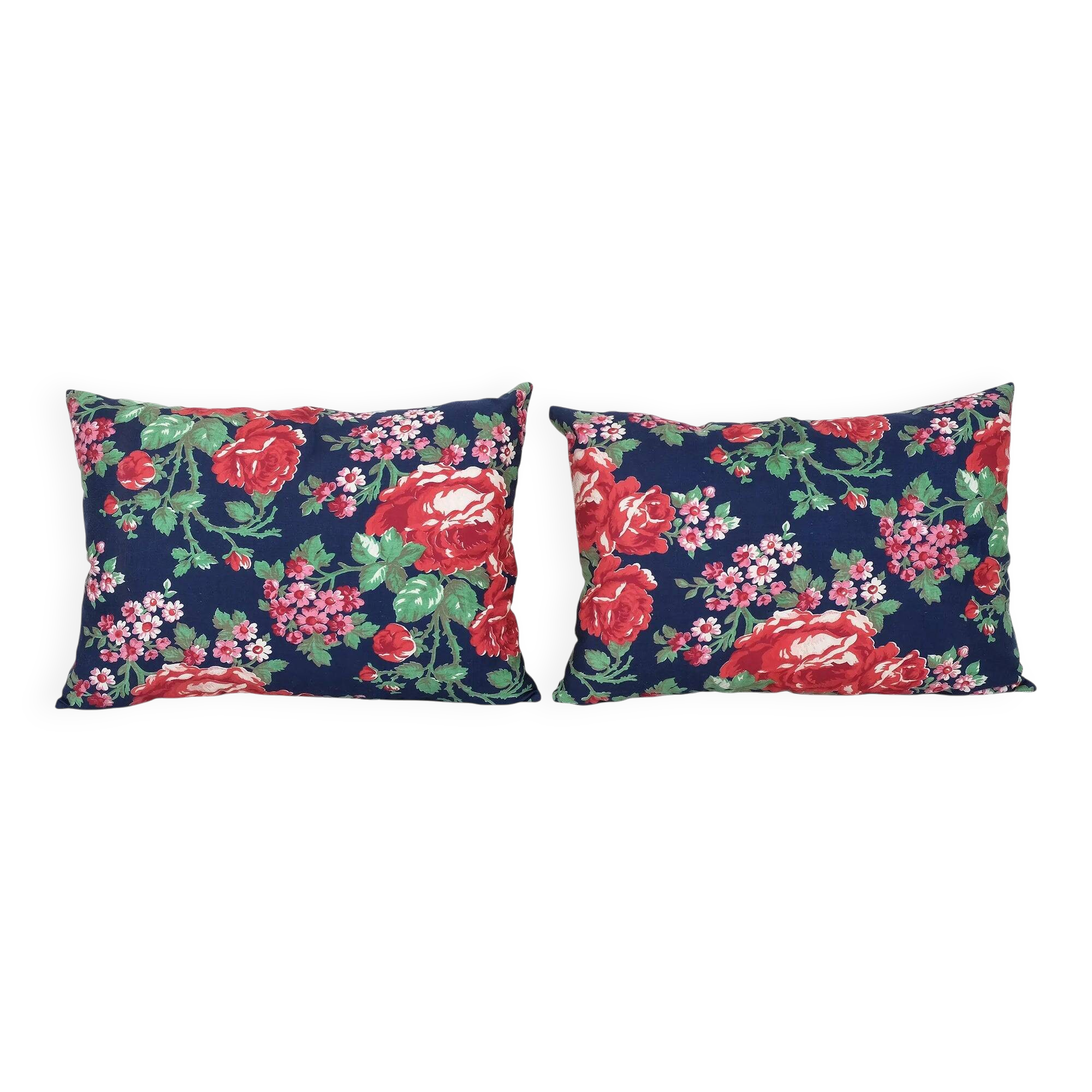 Set of 2 vintage Turkish cushion covers 56x41 cm