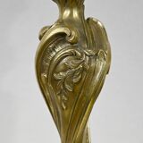 Lampe en Bronze Doré, Art Nouveau – Fin XIXe