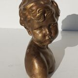Bust child plaster Dalou