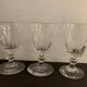 6 verres en cristal saint louis, modèle caton, xxème siècle