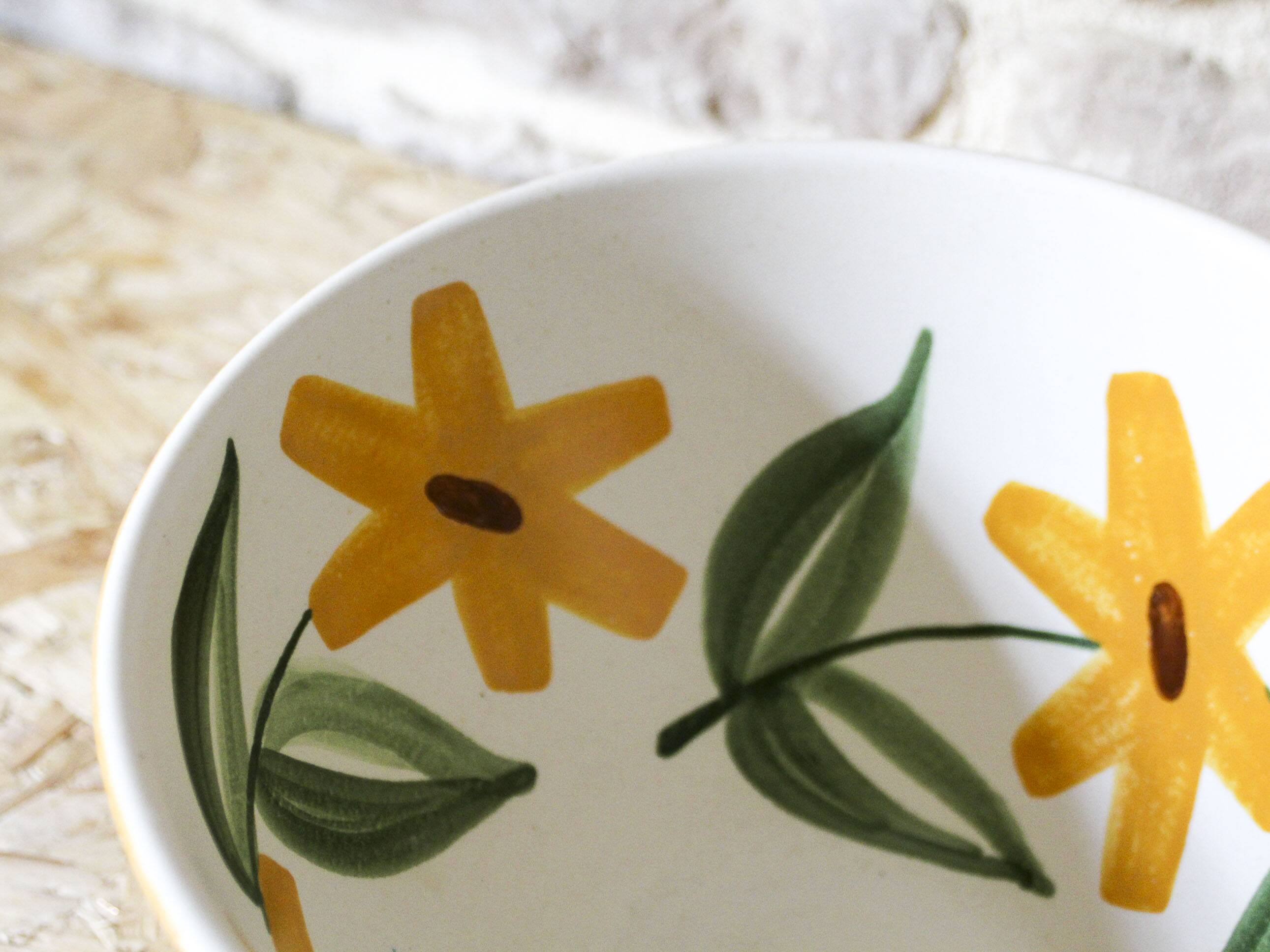 Orange salad bowl Elchinger France