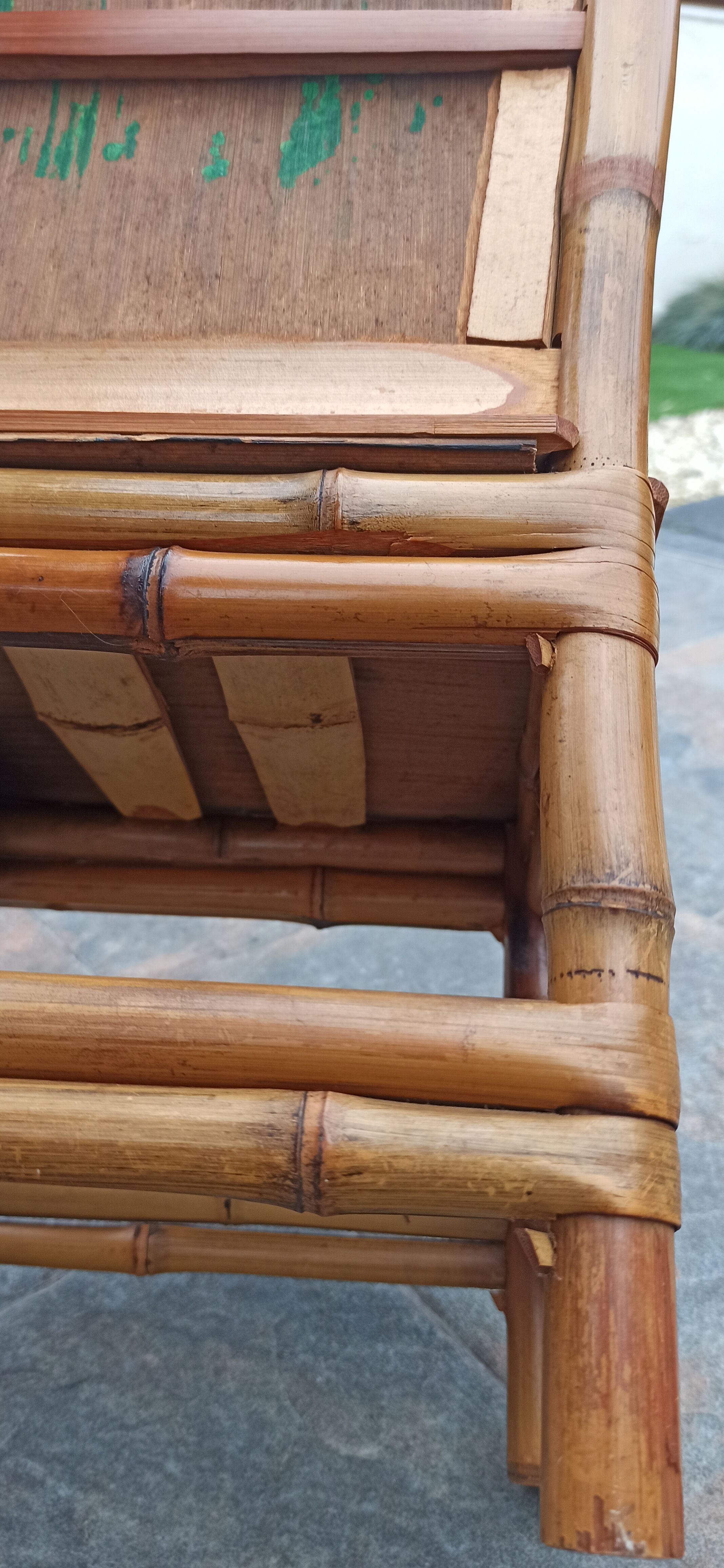 Vintage bamboo chair