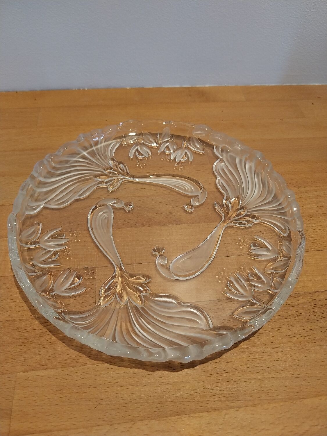 Glass dish from the 60s