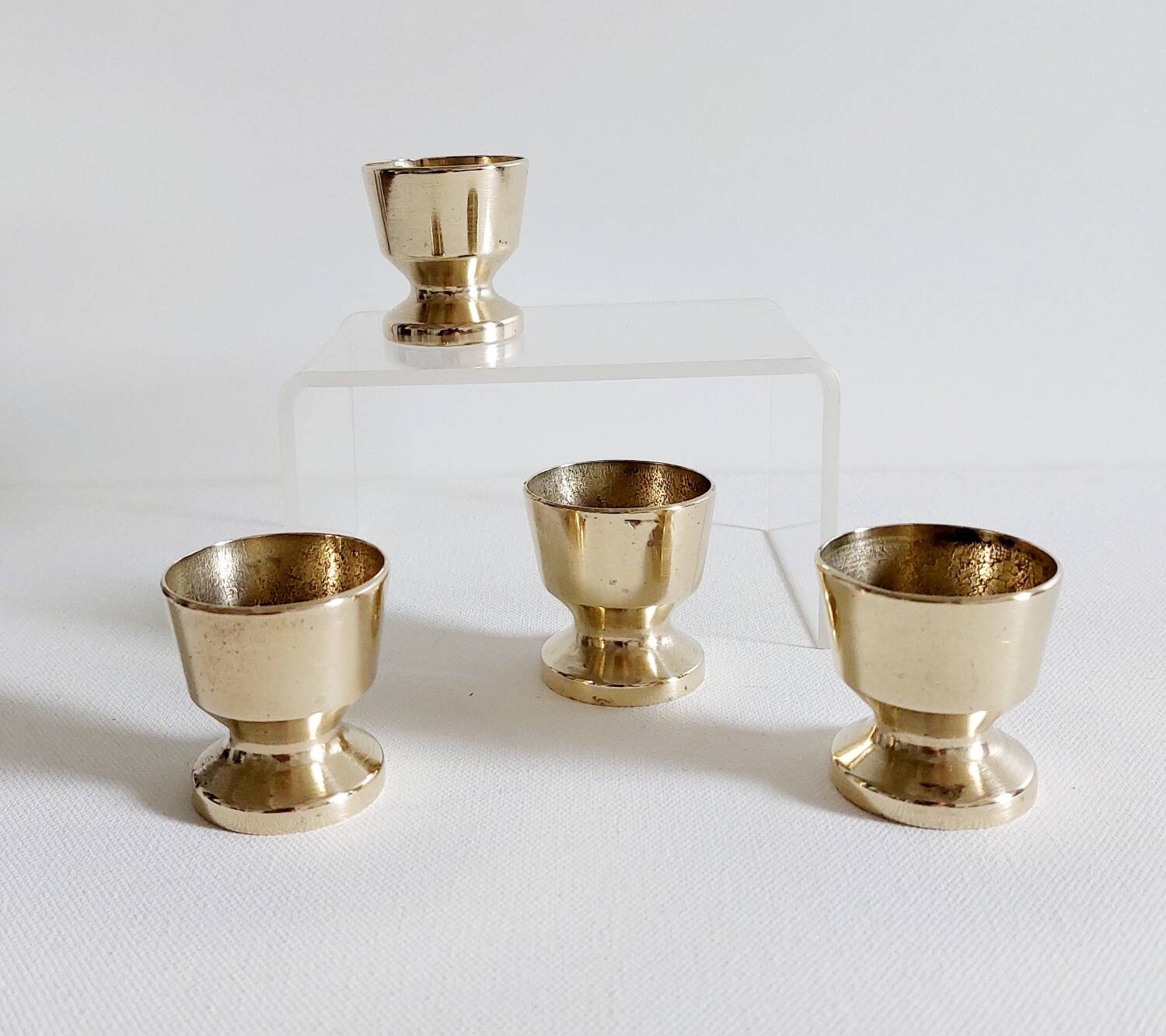 Brass egg cups
