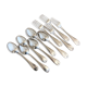 Large spoons and forks, silver metal