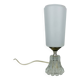 Opaline glass tulip lamp, 1950s, vintage