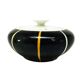 Sugar bowl, Art Deco, porcelain, Volksstedt, Germany, 1960s