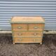 Vintage rattan chest of drawers