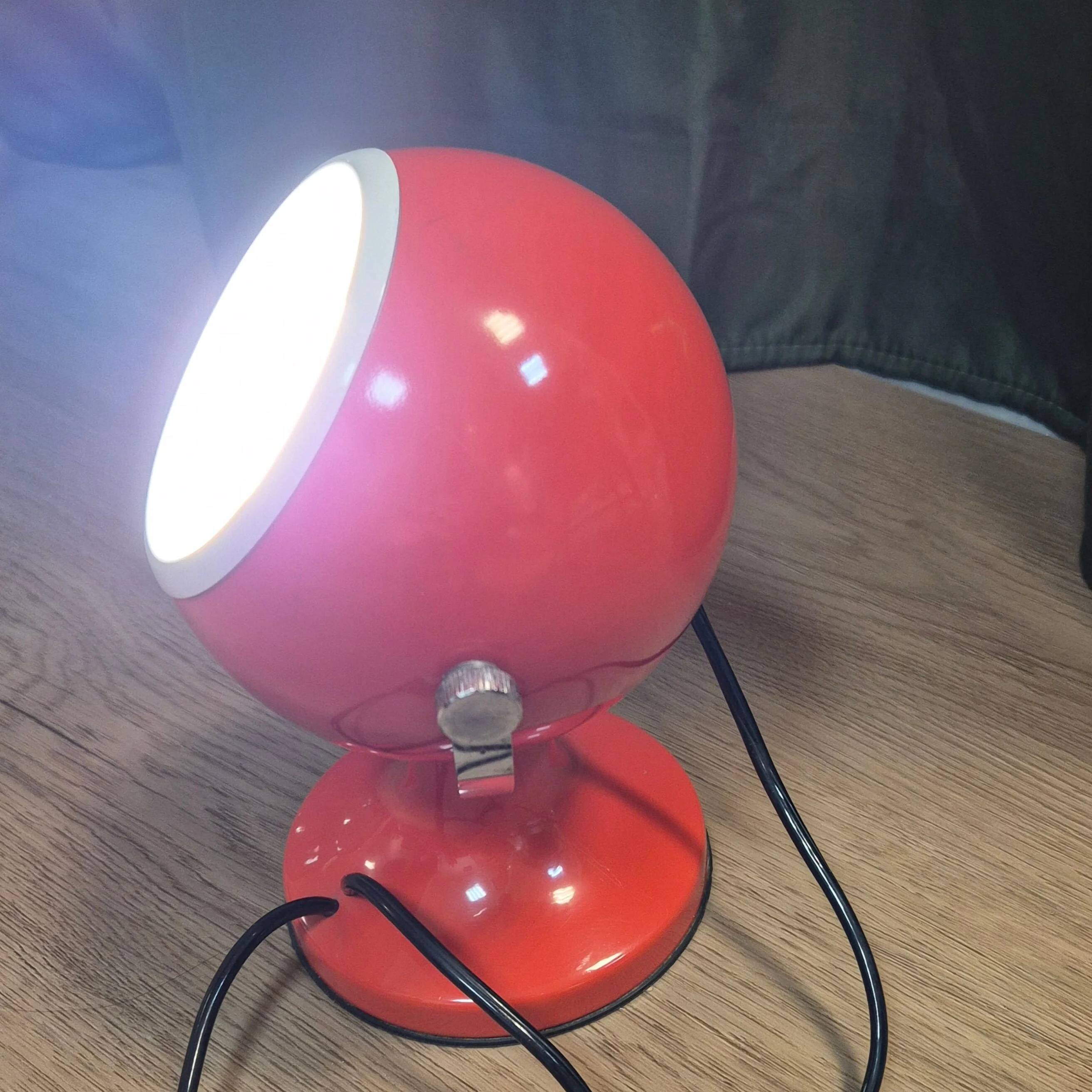 Vintage orange lamp