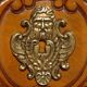 Secretary in solid cherry wood in Louis XV style.