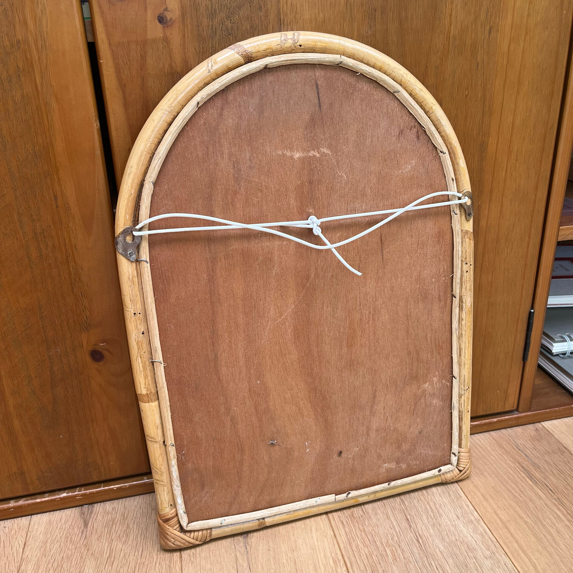 Rattan mirror
