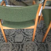 Curved wooden chairs by Wilhelm Ritz for Wilkhahn 1960/1970 - Set of 2
