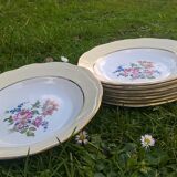 8 hollow plates L'Amandinoise